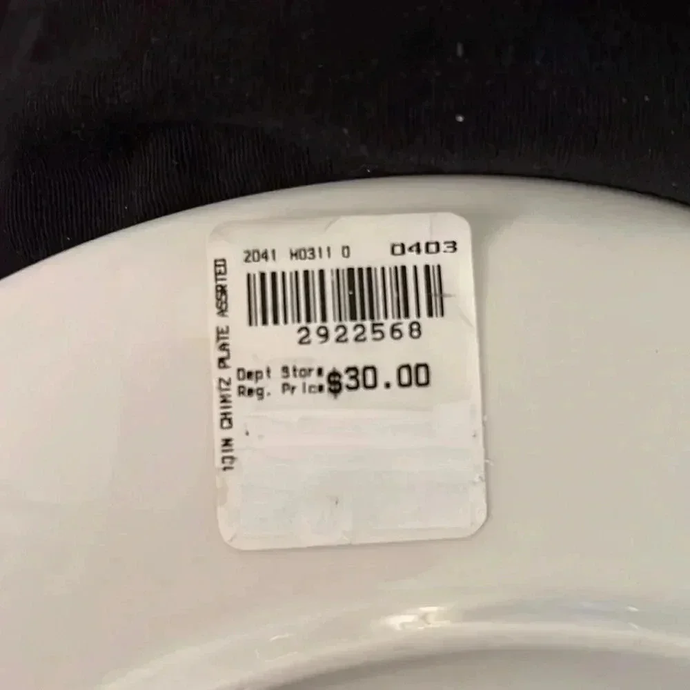 Springfield 1 Blue Floral Tea Rose Vintage 10” Dinner Luncheon 1 One Plate